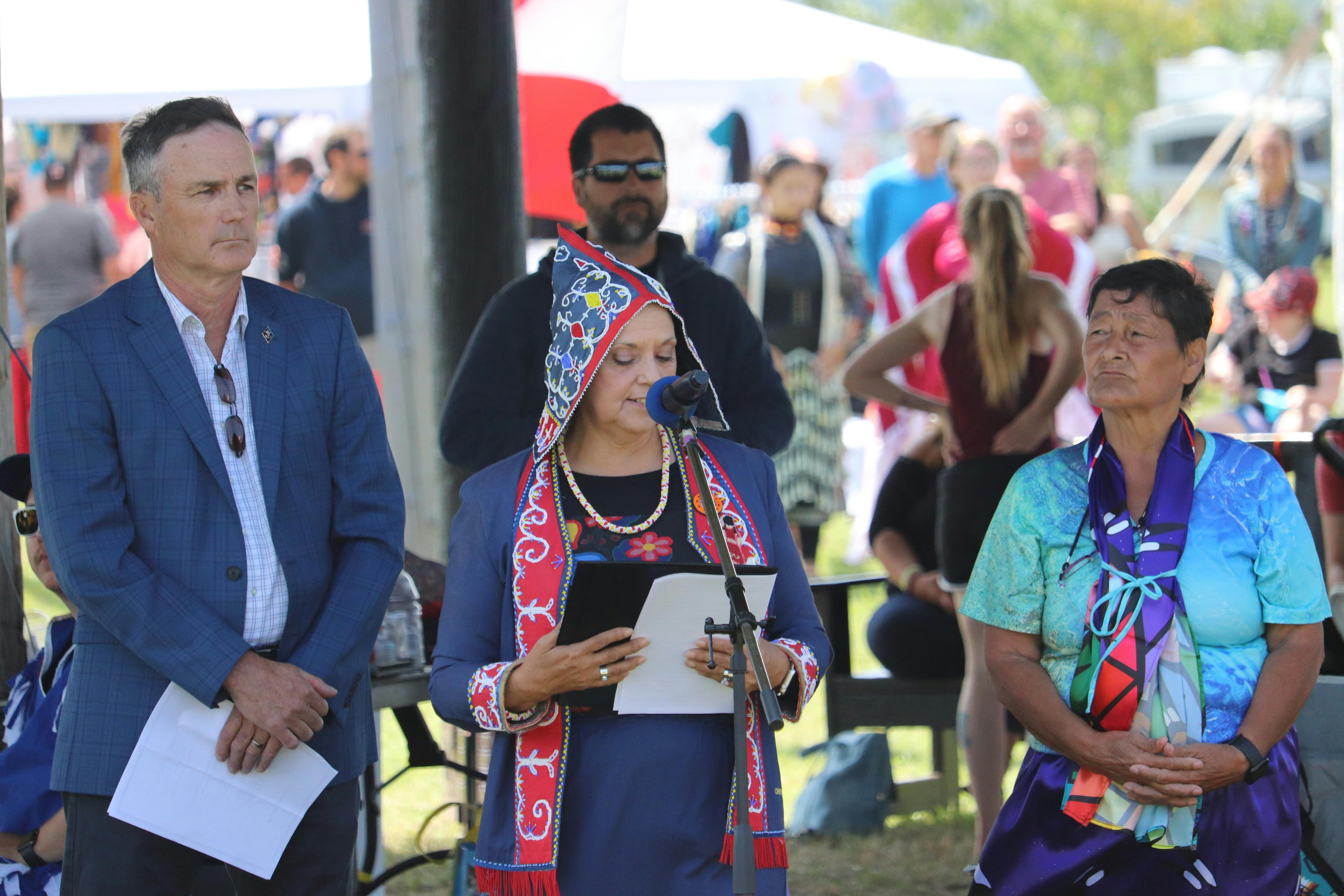 Together again Lennox Island Mi kmaq welcome family friends to