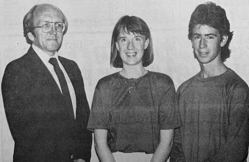 The Windsor Rotary Club’s youth exchange program chairman David Howell announced in August 1986 that Nancy McNeil, of Martock, and Michael Harvey, of Scotch Village, were selected to participate in a one-year international exchange. Harvey was set to travel to Brazil while McNeil was to head to Australia.  - File Photo
