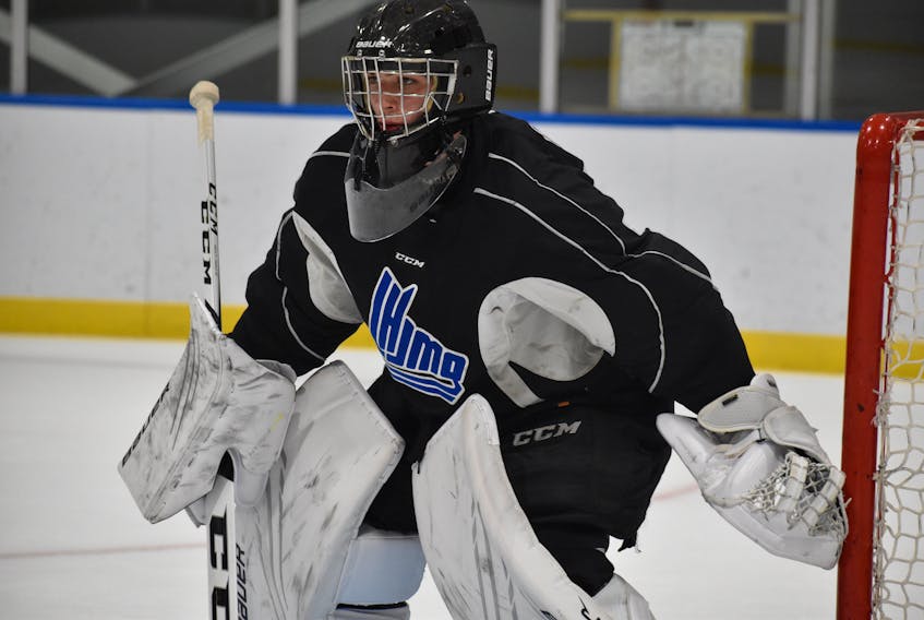 Rémi Delafontaine was traded to Cape Breton in a deal with Chicoutimi last January. The 17-year-old goaltender had an outstanding camp and will join Nicolas Ruccia as the Eagles goaltending tandem for the 2021-22 Quebec Major Junior Hockey League season. JEREMY FRASER • CAPE BRETON POST