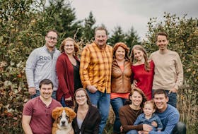 Dwight Gardiner and his wife Megan, center, had their lives changed by Dwight's multiple myeloma and amyloidosis diagnoses in 2018. Even so, they've remained positive, and have been doing their parts to raise awareness.