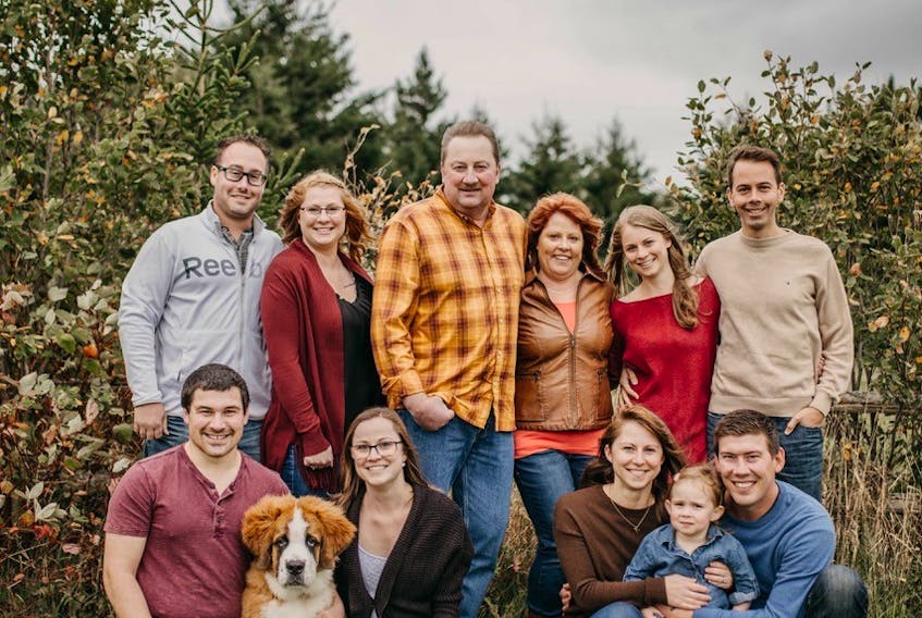 Dwight Gardiner and his wife Megan, center, had their lives changed by Dwight's multiple myeloma and amyloidosis diagnoses in 2018. Even so, they've remained positive, and have been doing their parts to raise awareness.
