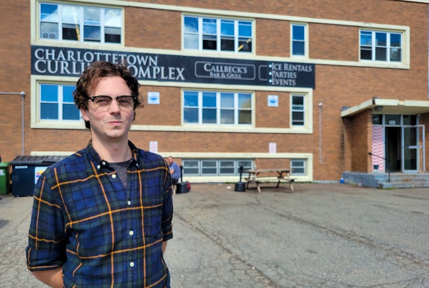 Brian Markham, who lives a block away from the Community Outreach Centre in Charlottetown, stands outside the facility while there to attend an open house on Sept. 11.

