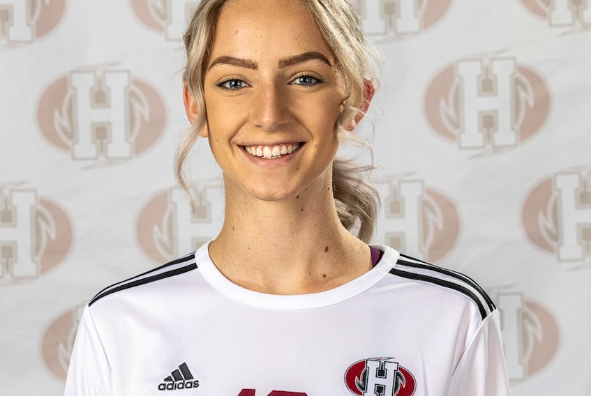 Soccer player Emily Lepine was selected the Holland Hurricanes’ female athlete of the week.