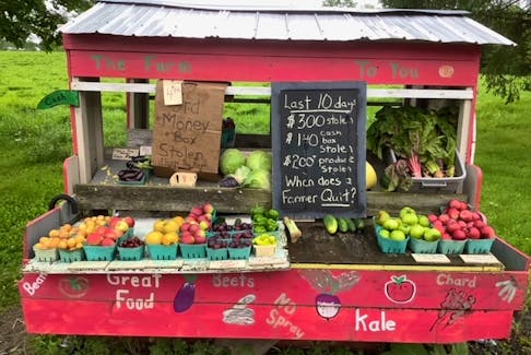 Is this a sign of the times? Valley farmers are getting fed up with thieves making off with their produce and hard earned money.