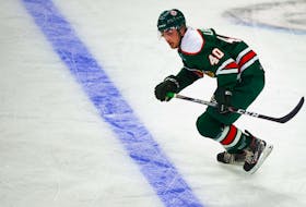 Halifax Mooseheads defenceman David Lafrance heads up the ice during an exhibition game against the Cape Breton Eagles on Saturday. - Ryan Taplin/The Chronicle Herald
