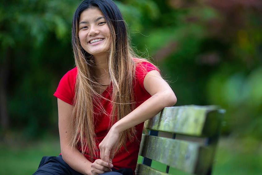 Jadyn Duczman, 18, is photographed near her Windsor home on Sept. 13, 2021.