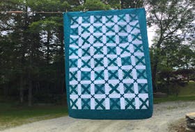 Jeanelle d’Entremont, from West Pubnico, started making quilts after she retired from teaching, following her mother’s death. She wanted to experience why her mother had loved sewing so much. 