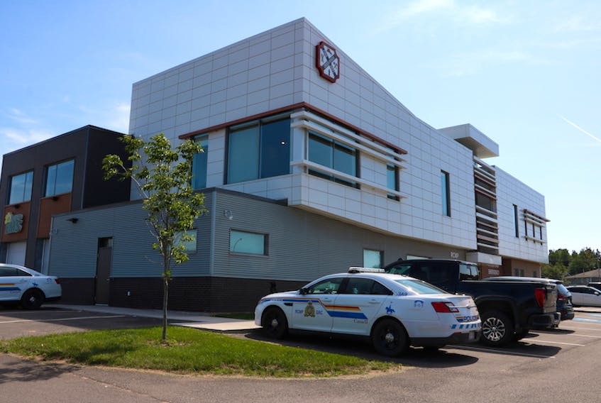 The Stratford Emergency Services Centre, pictured, houses EMS, fire and RCMP services for the community. A complaint has been filed with Elections Canada over its use as a polling station for the federal election.