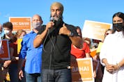  NDP Leader Jagmeet Singh. Voters who are considering both the Liberals and NDP make up the biggest sector of the electorate.