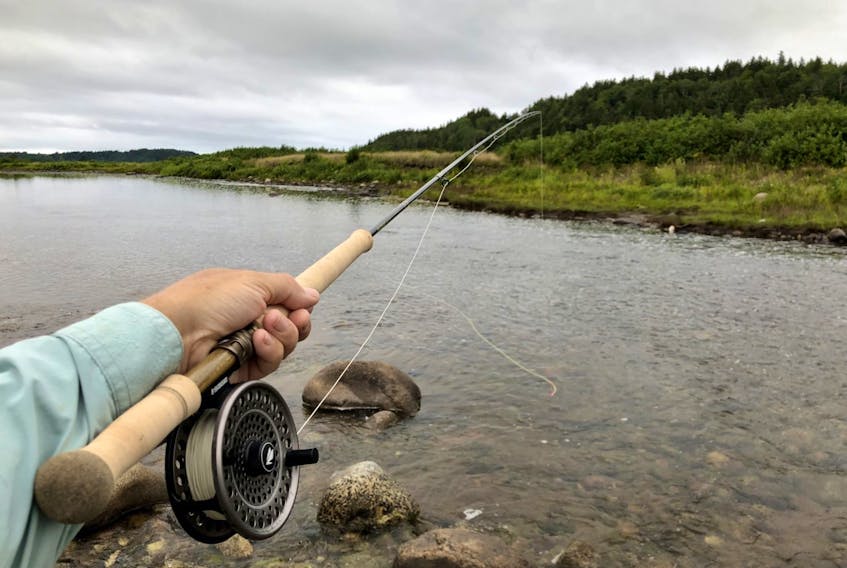 I’m testing this new Trout Spey Rod — good for salmon, too.