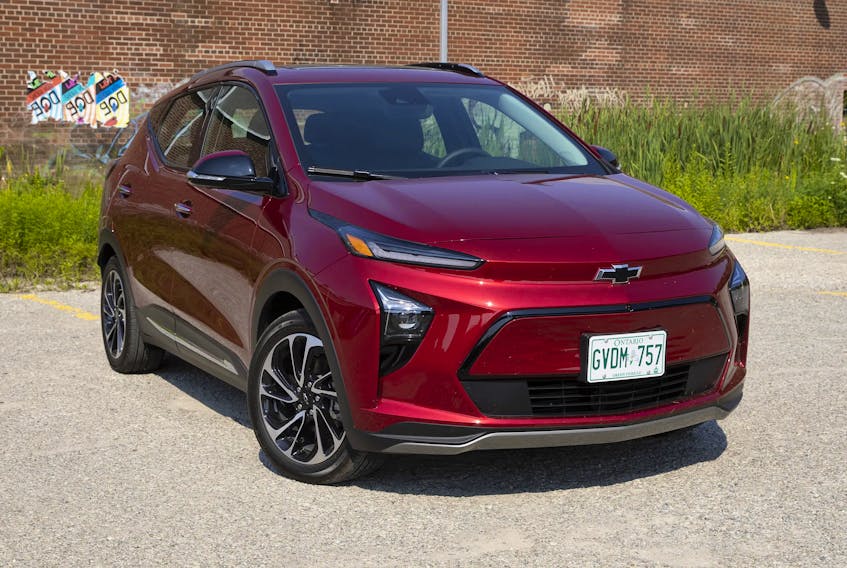 GM has now issued recalls for all of its Bolt electric vehicles for the possibility of the battery catching fire when it is charged to more than 90 per cent of its capacity. Postmedia News file