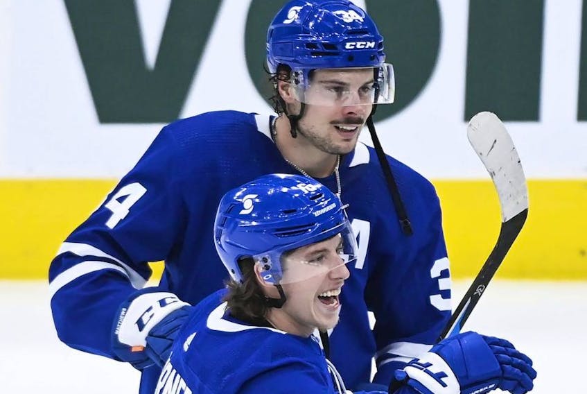 Leafs Mitch Marner and Auston Matthews are eager to exorcise last years demons. Getty Images