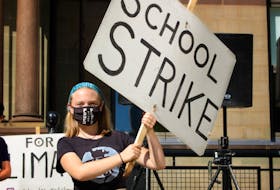 Lilian Hougan-Veenma, a Grade 12 student at Citadel High School in Halifax, is part of Climate Strike Halifax, a group that has organized a climate justice rally for Friday at noon. -- Contributed