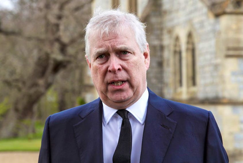 Britain's Prince Andrew pictured in this file photo.