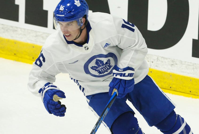 Maple Leafs' Mitch Marner is going to try to use his shot more this season. 