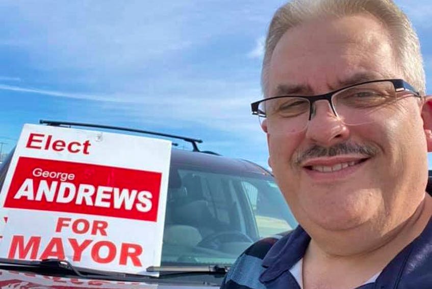 George Andrews was elected the new mayor of Happy Valley-Goose Bay on Tuesday, Sept. 28, 2021.