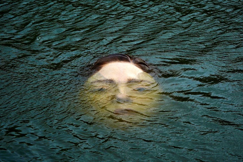 drowning girl