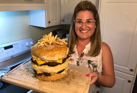 Are you up for the challenge? A burger cake is massive, impressive and delicious! – Paul Pickett photo