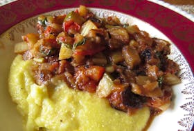 Caponata with polenta is another great recipe that uses fresh tomatoes.