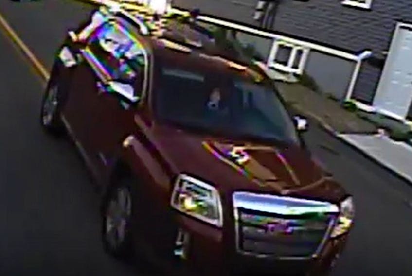 The RNC is interested in making contact with the occupants of a red GMC Terrain SUV, which was captured on CCTV footage in the area around a reported murder on Carter's Hill in St. John's on Aug 26.