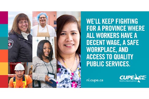 CUPE Newfoundland Labrador President Sherry Hillier says she and the union are saying thank you to CUPE members, friends, allies and to all frontline workers. “We salute you,” she says. - Photo Courtesy CUPE NL.