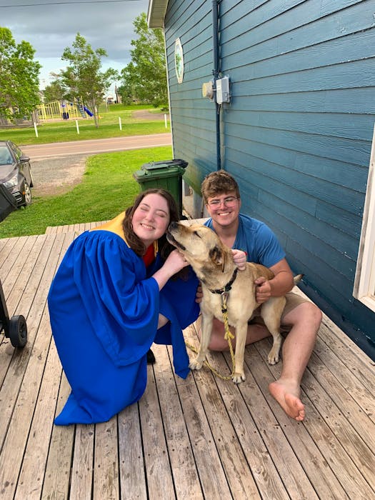 Koraleigh Ahearn, 17, was diagnosed with lupus and rheumatoid arthritis two years ago. She lives in constant degrees of pain but hasn’t stopped living her life. She was Kinkora Regional High School’s valedictorian for the Class of 2021 and is currently studying English at UPEI. - Contributed
