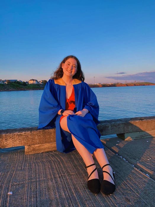 Although her arthritis meant Koraleigh Ahearn needed to figure out a new way to learn and study, she was able to overcome that obstacle and become the valedictorian for her high school class of 2021. - Contributed