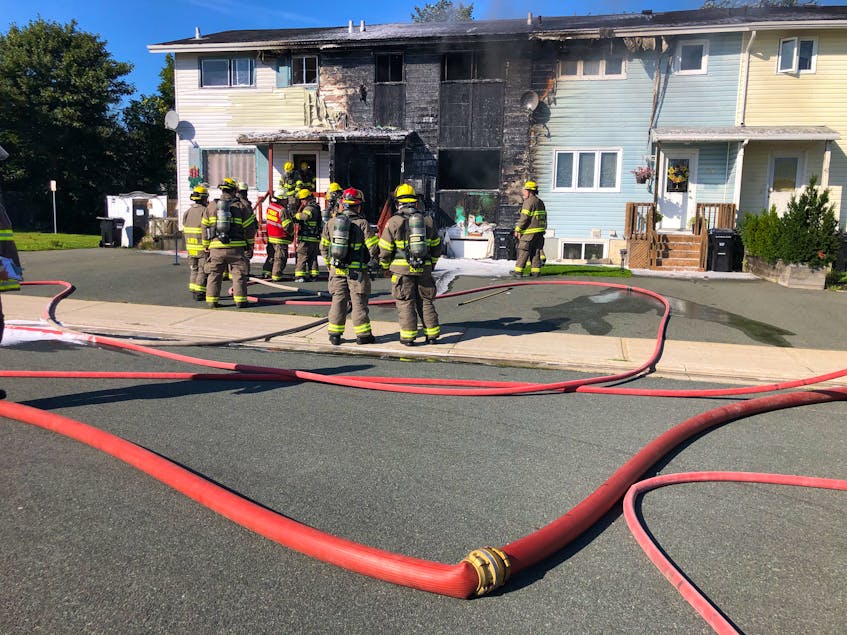 Firefighters were called to Blackwood Place Wednesday, Sept. 8 shortly before 4 p.m. — Joe Gibbons/The Telegram