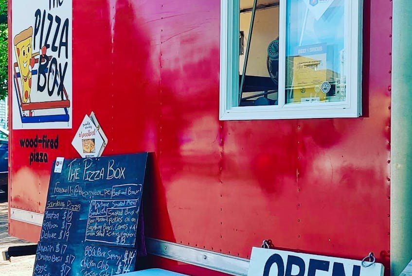 The Pizza Box, a wood-fired pizza food truck, set up shop in the Montague area in May. Co-owner Craig Doucette says Three Rivers' potential vendor bylaw seems straightforward, but he has some concerns.