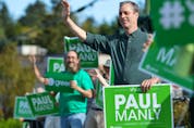 Incumbent MP Paul Manly in Nanaimo faces a close three-way race with the Conservatives and NDP.