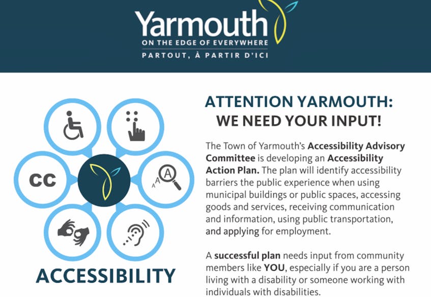 The Town of Yarmouth's Accessibility Advisory Committee is seeking input from the public. 
