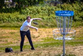 The sport is quite simple - players throw a disc at a target - making it easy to set up courses.