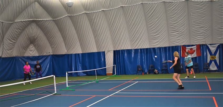 The game of pickleball is growing in popularity and the Cougar Dome is looking to gauge interest in the Truro area by offering free opportunities to play. - Richard MacKenzie