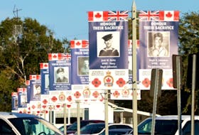 This banner honouring a North Sydney veteran was one of 30 erected last year to pay tribute to people who lost their lives serving overseas. Another 40 will be out up this year as part of the Veterans Banner Project organized by the North Sydney Historical Society, Royal Canadian Legion Armstrong Memorial branch 19, and the <a href="https://www.saltwire.com/atlantic-canada/news/firefighters-from-across-cape-breton-team-up-to-learn-lifesaving-skills-100613261/" target="_blank" style="color: blue; text-decoration-line: underline;">North Sydney Volunteer Fire Department</a><a href="https://www.saltwire.com/atlantic-canada/news/firefighters-from-across-cape-breton-team-up-to-learn-lifesaving-skills-100613261/" target="_blank" style="color: blue; text-decoration-line: underline;">.</a> Contributed