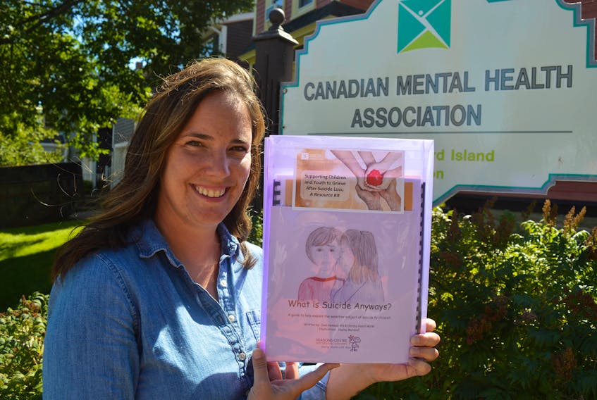 Jocelyne Ludgate of Morell, whose brother died by suicide 14 years ago, helped put together this new resource kit, Supporting Children and Youth to Grieve After Suicide Loss. World Suicide Prevention Day is Sept. 10.