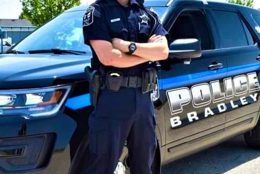  Bradley Police Officer Tyler Bailey, 27, was wounded in a shooting.