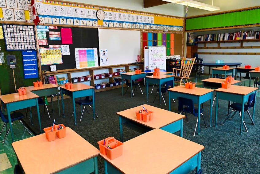  A classroom in Hunter’s Glen Junior Public School, part of the Toronto District School Board.