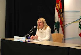 Chief public health officer Dr. Heather Morrison announces 209 new cases of COVID-19 in P.E.I. on Jan. 13, 2022.