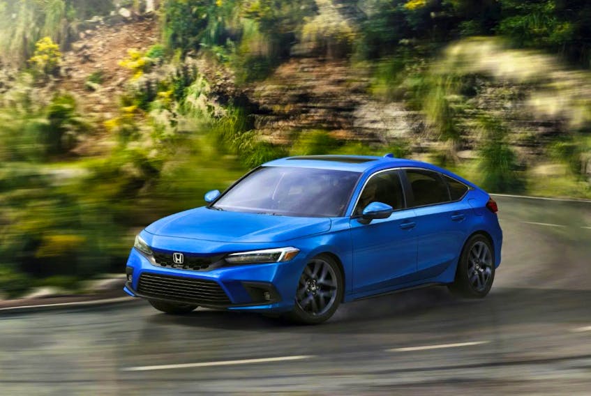 Jurors loved the 2022 Honda Civic not just for its affordability, dependability, fuel-efficiency, but also because it’s fun to drive. Handout/Honda