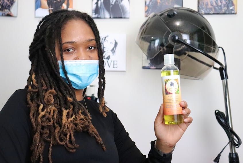 Shernaria Morris is the owner and operator of Signature Locs Salon in Charlottetown. 