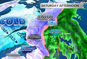 What to expect Saturday afternoon across the region. -WSI