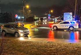 One woman was taken to hospital following a vehicle-pedestrian collision in St. John's Saturday night. Keith Gosse/The Telegram