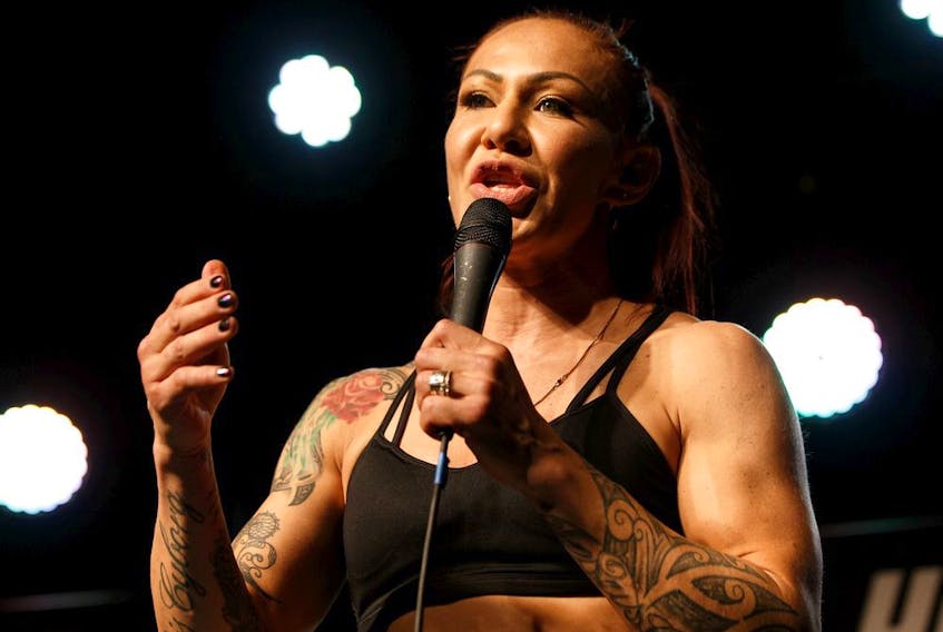 Cris Cyborg will be in attendance at the Pallas Athena Women’s Fighting Championship’s card at the Grey Eagle Casino in Calgary on Saturday, Jan. 15.