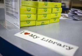  Rapid tests at the Regina Public Library central branch on Friday, Jan. 14, 2022 in Regina.