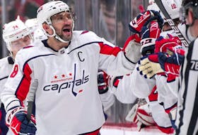 Alex Ovechkin has had a lot to celebrate as he continues to chase Wayne Gretzky's NHL career goal record of 894.