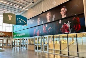 The Pictou County Wellness Centre will undergo many upgrades that will see energy savings and improved air quality. Also, a new display, located over the Sobeys Arena, features Stellarton’s own Olympic athlete, Blayre Turnbull, who will be playing on the Women’s National Hockey Team in the upcoming winter Olympics in Beijing, China. 
