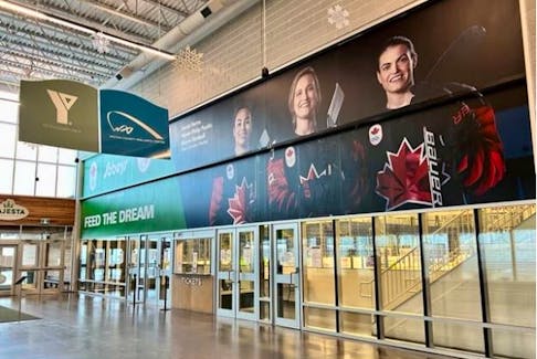 The Pictou County Wellness Centre will undergo many upgrades that will see energy savings and improved air quality. Also, a new display, located over the Sobeys Arena, features Stellarton’s own Olympic athlete, Blayre Turnbull, who will be playing on the Women’s National Hockey Team in the upcoming winter Olympics in Beijing, China. 