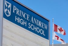 Photo of Prince Andrew High School in Dartmouth, for  story on renaming the school for the 2022-2023 school year.