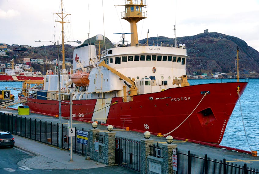 Canadian Coast Guard ship Hudson in St. John’s harbour.

Keith Gosse/The Telegram