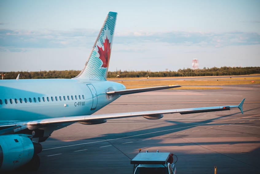 An Air Canada aircraft at St. John's International Airport. (Unsplash Photo)